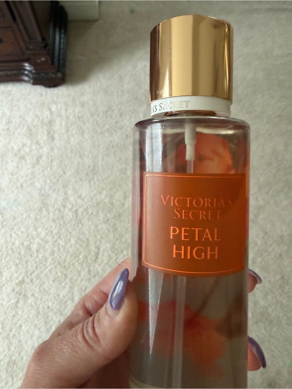 Victoria's Secret Petal High Fragrance Mist - Orange & Gold Accents - Picture 3 of 5